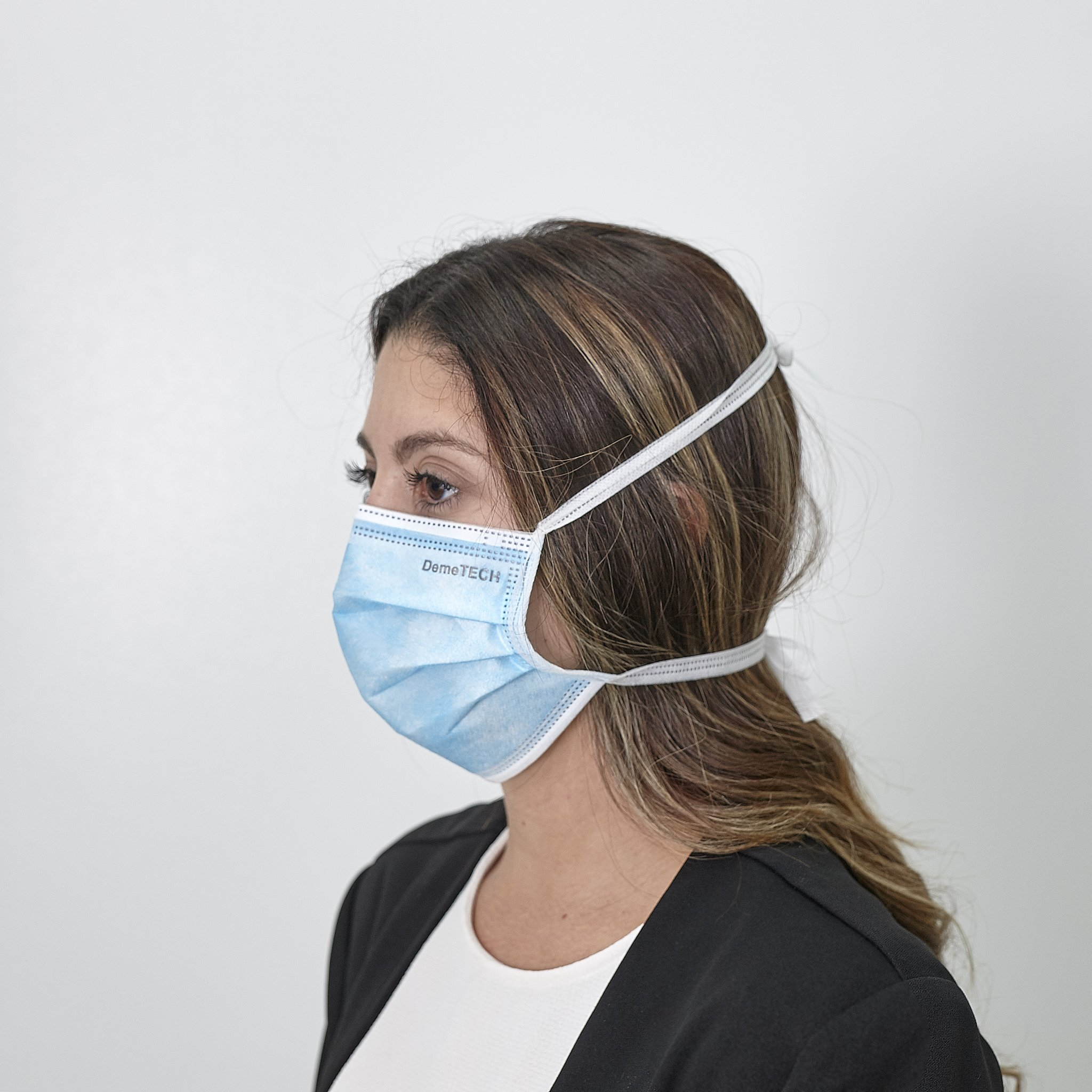 DemeTECH | DemeMASK ™ | Level 3 Surgical Mask with Horizontal Ties