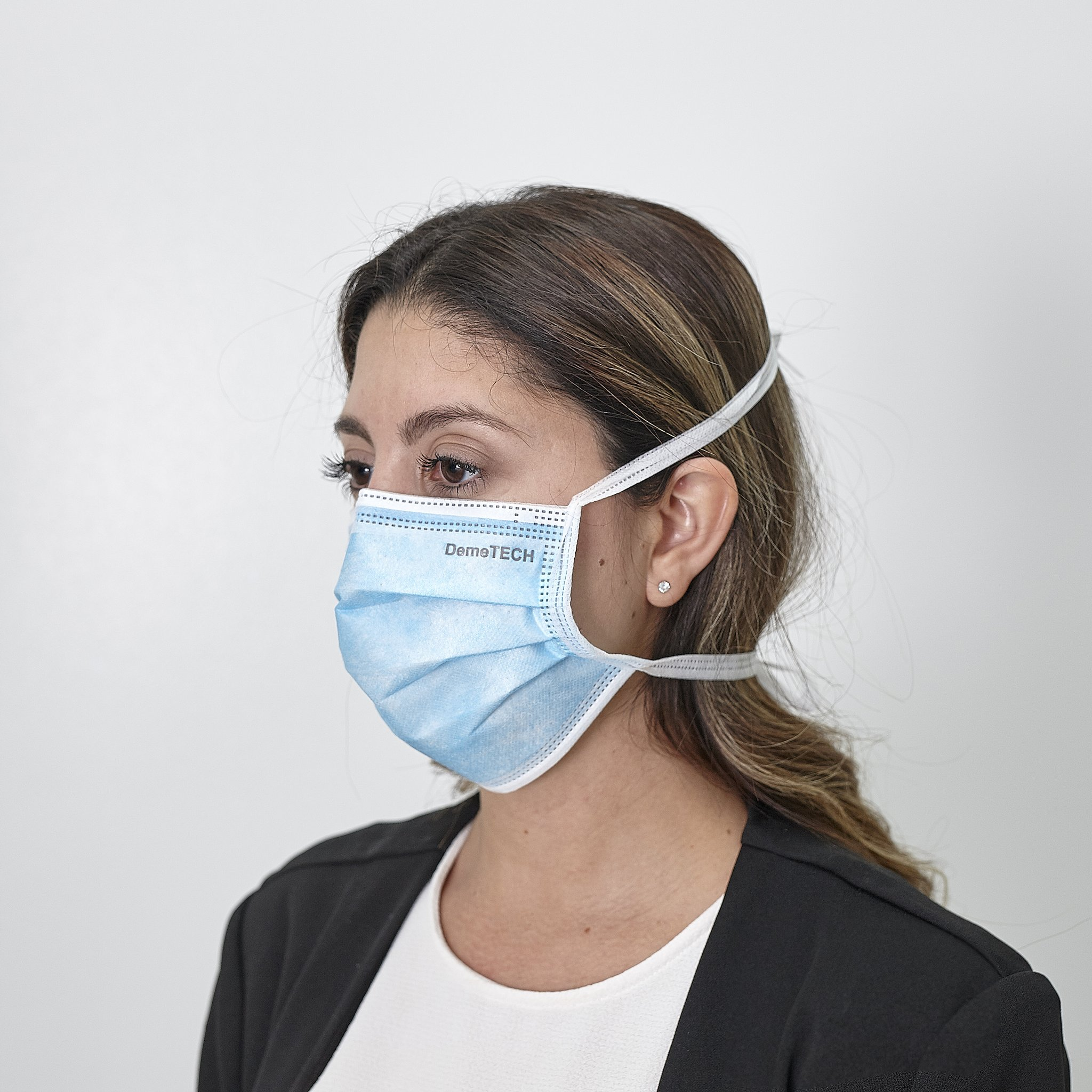 DemeTECH | DemeMASK ™ | Level 3 Surgical Mask with Horizontal Ties
