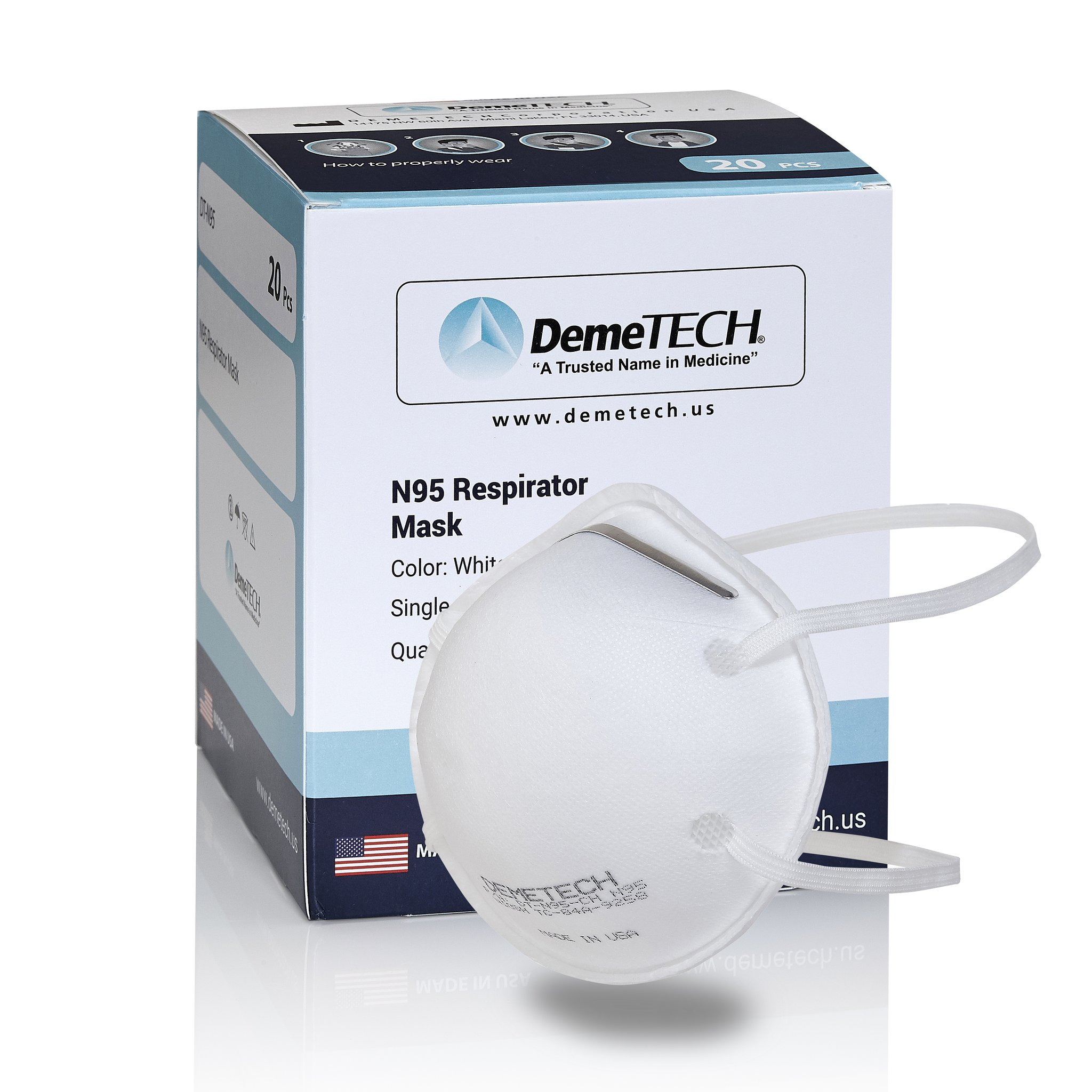 DemeTECH | DemeMASK ™ | Cup Style With Headbands